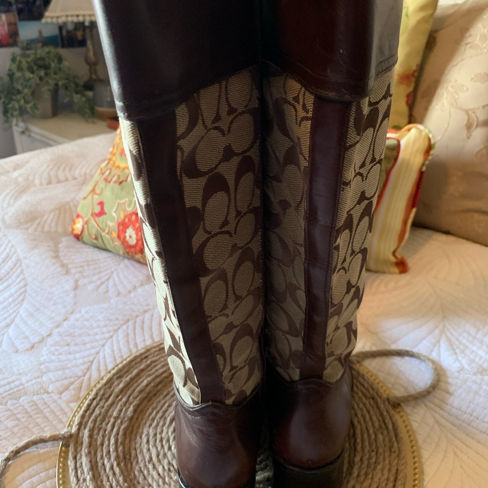 Coach logo boots- it’s GORGEOUS! - Picture 2 of 9